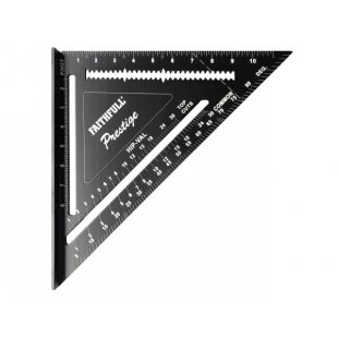Prestige Quick Square Black Aluminium 300mm (12in)